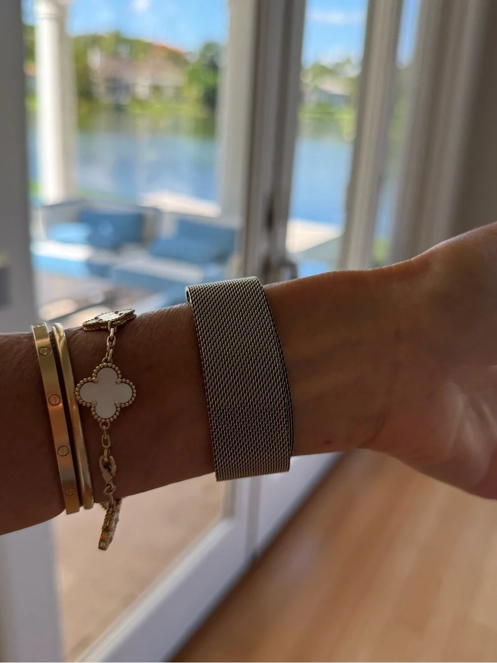Apple 40mm Gold Milanese Loop Watch Band